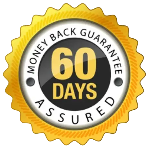 60-Day Money-Back Guarantee seal